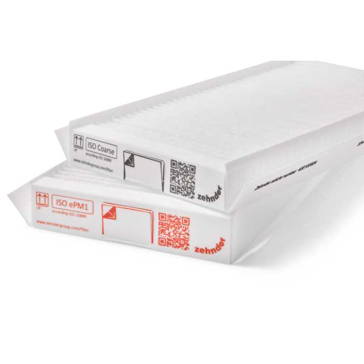 Filtry Zehnder ComfoAir 180 G4/F7 | Oryginalne 235×124×27