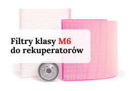 Filtry do rekuperatora M6